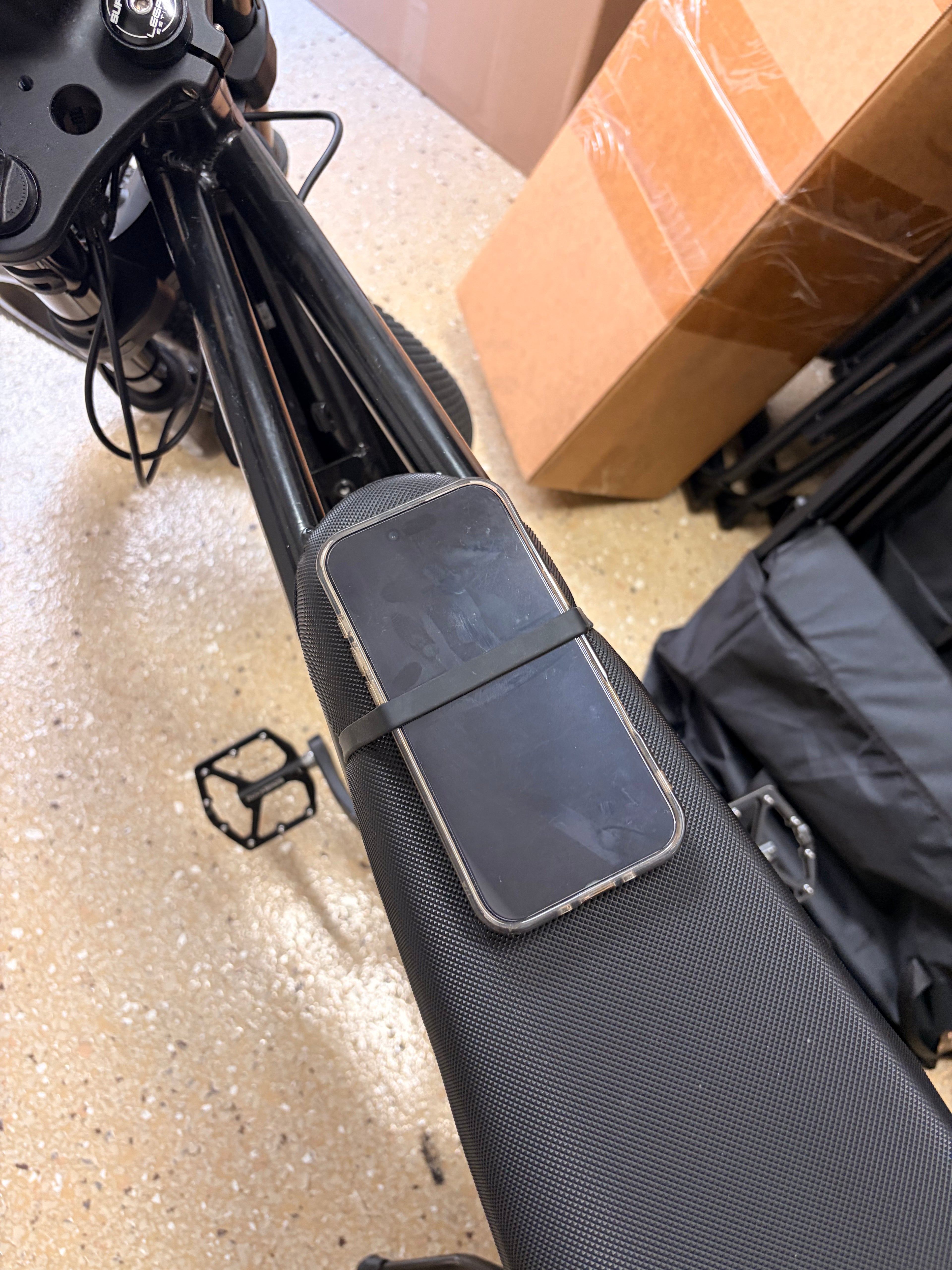 Phone holder for seat