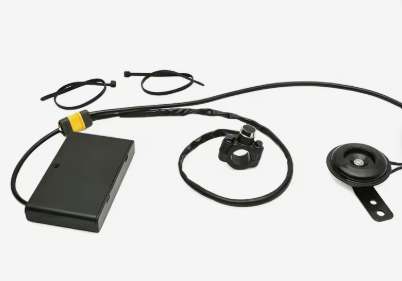 Battery powered horn for E-bikes